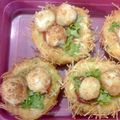 dr.Khushali Karia's cooksnap of when they made પનીર બર્ડ નેસ્ટ (Paneer Bird Nest Recipe In Gujarati).