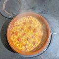 El cooksnap de ELM cuando hizo Fideuà de chorizo asturiano y salsa de carne.