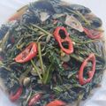 Cooksnap dari Rikhly Desy M untuk resep Kangkung tumis terasi