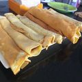 El cooksnap de Marisol Melgarejo cuando hizo Panqueques con manjar.