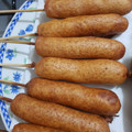 El cooksnap de florencia tablada cuando hizo Corn Dogs (Banderillas) 😍😉😋.