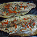 El cooksnap de fabremonica cuando hizo Pescado a la parrilla.