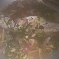 Cooksnap MommyNad semasa beliau membuat Siakap Stim Limau Gham Soi !.