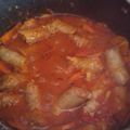 El cooksnap de Flavia Paez cuando hizo Chorizos a la pomarola.