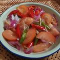Cooksnap Aznie Khasri semasa beliau membuat Tomato goreng.