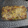 El cooksnap de juantxo cuando hizo Romanescu con jamón y champiñones.