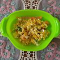 Cooksnap dari MamachaN untuk resep Tim Nasi Telur Orak Arik kuah MPASI 10+