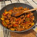 El cooksnap de Victor Garcia cuando hizo Pollo agridulce con piña.