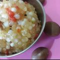 Pooja Manish Agarwal's cooksnap of when they made Sabudana khichdi.