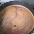 El cooksnap de Pau Rosainz cuando hizo Lentejas con tocino.