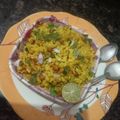 सुशीलाम३०७जीमेल.कॉम का कुकस्नैप जब उन्होंने वेजिटेबल एंड नट्स पोहा(vegetables and nuts poha recipe in hindi) बनाया था।