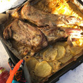 El cooksnap de Fernando de la P cuando hizo Paletilla de cordero asado.