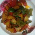 Meena Mathur का कुकस्नैप जब उन्होंने शिमलामिर्च आलू मटर(shimlamirch aloo matar recipe in hindi) बनाया था।