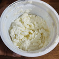 El cooksnap de Carolina Barros cuando hizo Queso crema casero con leche en polvo.
