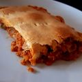 El cooksnap de Safariveg cuando hizo Empanada vegana de soja texturizada.