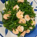 溫慈惠 的 韮菜花炒沙蝦仁 cooksnap
