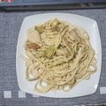 El cooksnap de Wilson Cano cuando hizo Mix de pasta a lo alfredo con pollo y brócoli🇵🇪🍰.