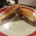 april.tollett's cooksnap of when they made Philly Grilled Cheese.