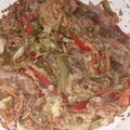 El cooksnap de Jennifer Santander cuando hizo Chop Suey de Carne (o Pollo).