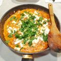 El cooksnap de Francisco Gil cuando hizo Strapatsada —Revuelto griego de huevo y tomate—.