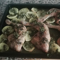 El cooksnap de Pakito Lopes cuando hizo Pollo al horno.