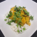 Becky's cooksnap of when they made Paneer, Aubergine & Cashew Curry.