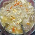 Cooksnap dari Bella Tania untuk resep Sup Jamur Enoki Telur Pedas #recook