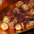 El cooksnap de MEG Ferrero cuando hizo Pulpo a feira.