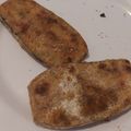 El cooksnap de Griselda Pelay cuando hizo Milanesas de berenjena.