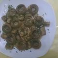 El cooksnap de Fernando cuando hizo Champiñones al ajillo.