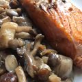 El cooksnap de @tesa.cuina cuando hizo Salmón con setas al wok.