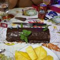 El cooksnap de Francisco Mauricio cuando hizo Tronco de Navidad.