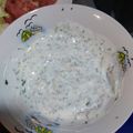 El cooksnap de July Straub cuando hizo Salsa de yogur y ciboullete.