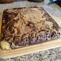 El cooksnap de Maia Rolando cuando hizo Torta marmolada de vainilla y chocolate 🍫🥮😋 - sin leche y suavee.