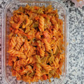 El cooksnap de Patricia A cuando hizo Espirales de pasta con salsa de verduras.