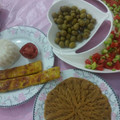 کوک اسنپ ❤SANA❤ بعد از امتحان کردن کباب تابه ای بوقلمون.