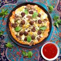 علی's cooksnap of when they made Domino’s Meatball Pizza:.