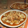 El cooksnap de Sofia Muñoz cuando hizo Ñoquis con salsa Boloñesa.