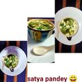 Satya Pandey का कुकस्नैप जब उन्होंने पालक सूप(Palak soup recipe Hindi) बनाया था।