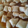 El cooksnap de Alejandra Castagno cuando hizo Ñoquis de harina.