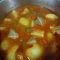 El cooksnap de Elena M cuando hizo Marmitako de bonito.