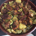 El cooksnap de Alicia Lagarto cuando hizo Conejo con verdura al horno.