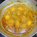 Vijayshree का कुकस्नैप जब उन्होंने ढाबा स्टाईल दम आलू (dhaba style dum aloo recipe in Hindi) बनाया था।