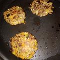 El cooksnap de Hilda Fulla cuando hizo Tortitas de lentejas.