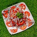 Hetal Shah का कुकस्नैप जब उन्होंने टमाटर प्याज़ सलाद (tamatar pyaz salad recipe in Hindi) बनाया था।