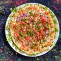 Anshu Agarwal's cooksnap of when they made Crunchy nutty veg papad.