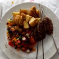 Karl Simpson's cooksnap of when they made Turkish Sujuk Kebab.