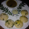 Poonam Singh's cooksnap of when they made Idli sambhar.