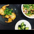 รูป Cooksnap ของ Suvapat Kitprasarn เมื่อเขาทำ ปลาอินทรีย์ทอดน้ำปลากวน ยำมะม่วง🤤