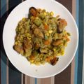 El cooksnap de Alejandro Ismael Cabaña cuando hizo Arroz con camarones y mejillones.